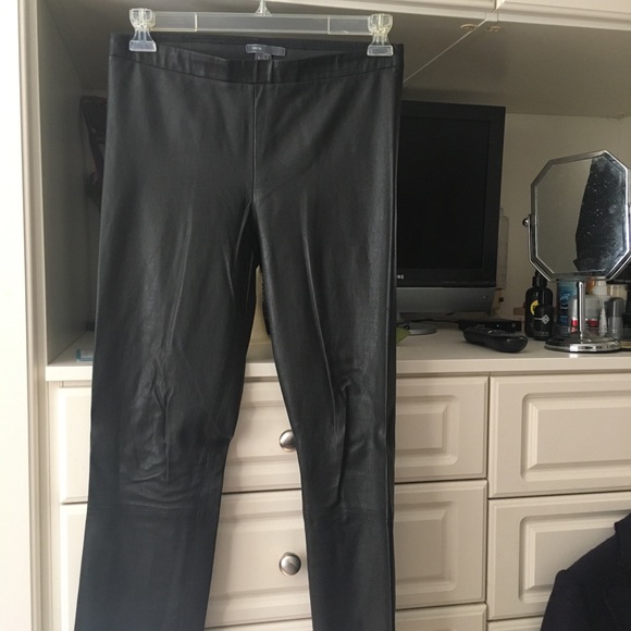 Vince Pants - Vince womens leather pants. Size L.Mint condition
